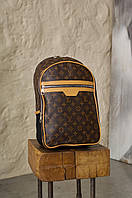 Рюкзак Louis Vuitton кожаный коричневый коричневый SND