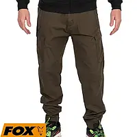 Штани Fox Collection Lightweight Cargo Trouser Green Marl Black Logo