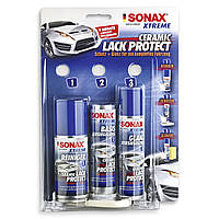 Набор для защиты ЛКП керамическим покрытием (жидкое стекло) 240 мл SONAX XTREME Ceramic Lackprotect (247941)