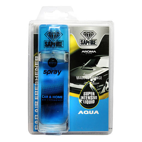 Автомобільний ароматизатор SAPFIRE Aroma Car Pump Spray Classic — Aqua 50 мл (631685), фото 2