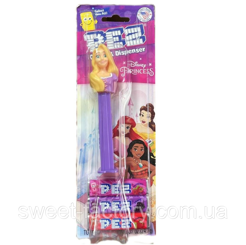 PEZ Disney Princess Rapunzel Рапунцель 3s 24g