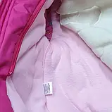 Дитяча зимова курточка з хутряною підстібкою, зріст від 80 до 106см, фото 3