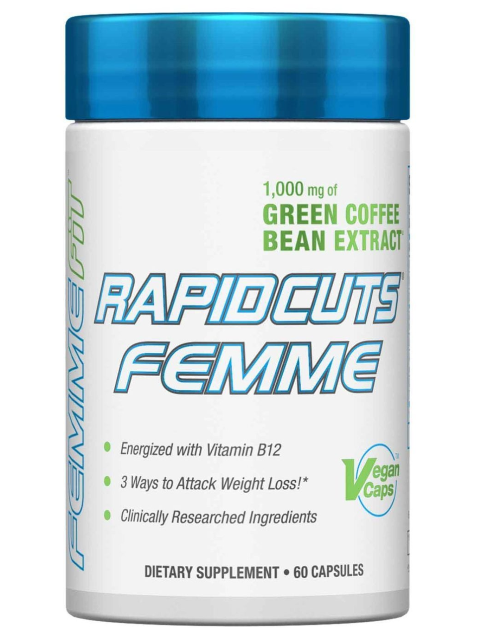 Allmax Rapidcuts Femme Green Coffee Bean Extract 1000mg 60 vegan caps