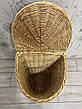 Корзина для білья з лози Овал, фото 10