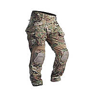 Тактические штаны с наколенниками HAN WILD G 3 мультикам с эластичными вставками SND