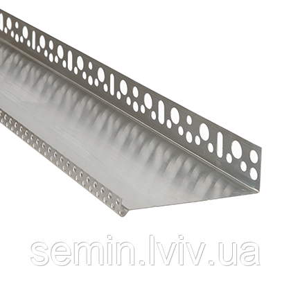 Стартовая планка для пенопласта и ваты 53мм 2,5м/п для утеплителя. (ID ...