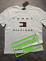 (уцін.) Футболка Tommy Hilfiger біла SND