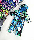 Дитячий комбінезон демісезонний з капюшоном від року розмір 80-90 90-100 Весна Осінь, фото 9