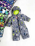 Дитячий комбінезон демісезонний з капюшоном від року розмір 80-90 90-100 Весна Осінь, фото 5
