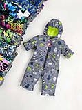 Дитячий комбінезон демісезонний з капюшоном від року розмір 80-90 90-100 Весна Осінь, фото 7