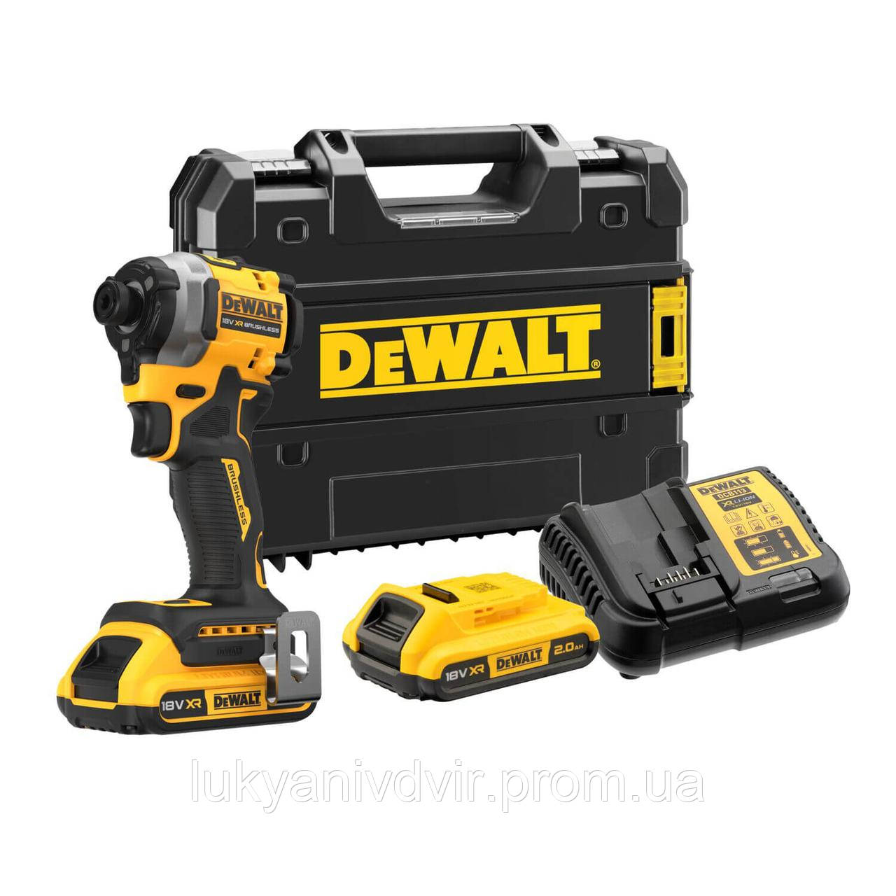 Гвинтоверт ударний акумуляторний безщітковий DeWALT DCF850D2T