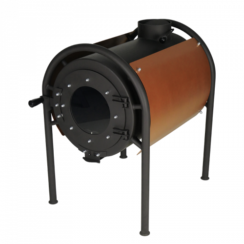 Піч DS Modern опалювальна + кожух мідний, фото 1
