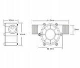 Міні гідроелектричний генератор F50 12 V 10 W, фото 3