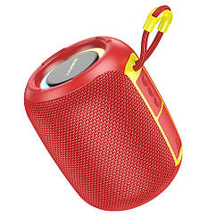 DR Портативна Bluetooth-колонка Borofone BR36 TWS з LED-підсвіткою red