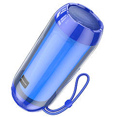 DR Портативна Bluetooth-колонка Borofone BR25 з LED-підсвіткою blue