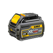 Набір DeWALT XR FlexVolt зарядний пристрій 18/54 В, акумулятори 2 шт Li-Ion 6/2 Аг DCB118T2, фото 2