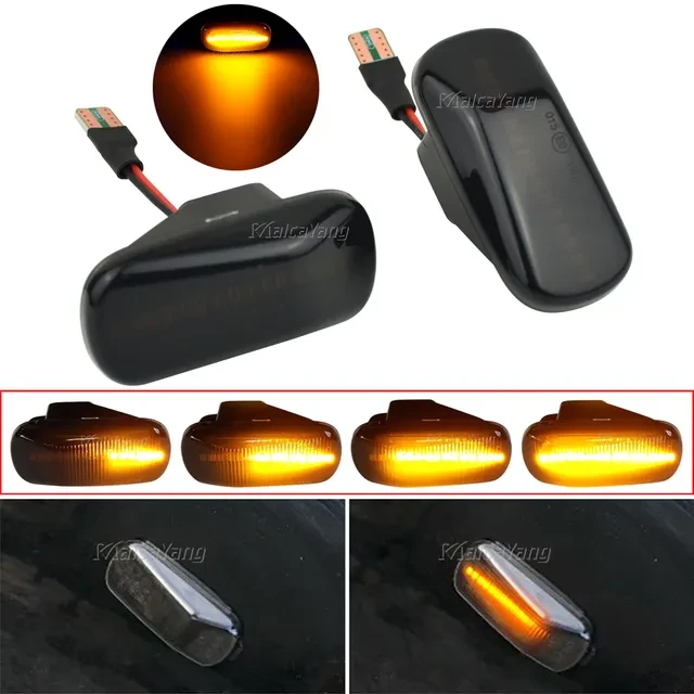 Динамічні LED-перетворювачі поворотів Honda CRV Accord Civic Jazz Fit Stream Integra DC5 Odyssey Acura 2 шт.