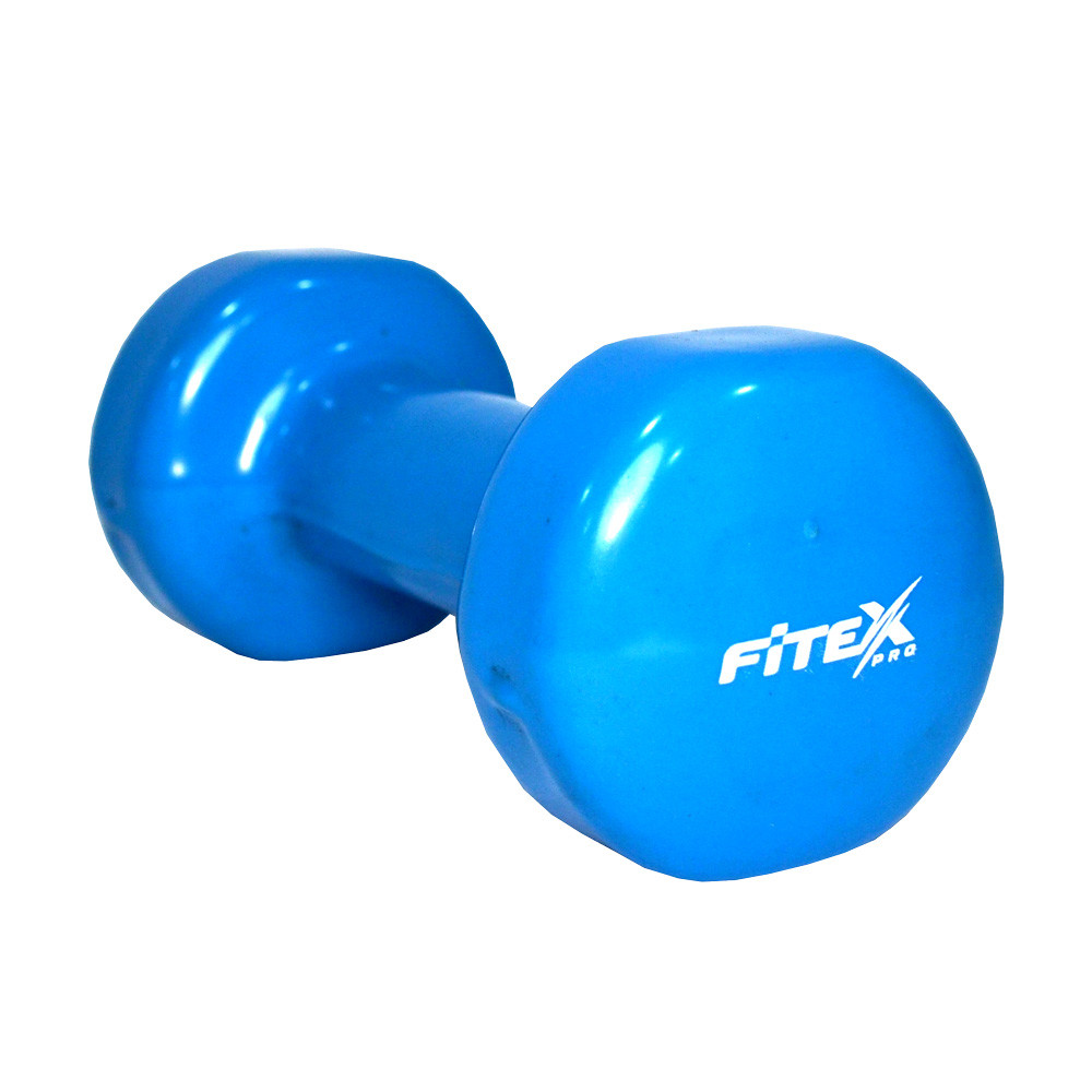 Гантель вінілова Fitex MD2015-3V 3 кг, фото 1