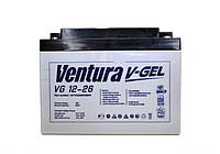 Акумуляторна батарея Ventura VG 12-26 Gel 12V 26Ah (175*166*125мм), Q1