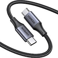 Кабель Ugreen 2м Type-C Type-C USB 2.0 240Вт (5А/48В) 480 Мбит/с Thunderbolt PD 3.1 (Power Delivery) E-Marker