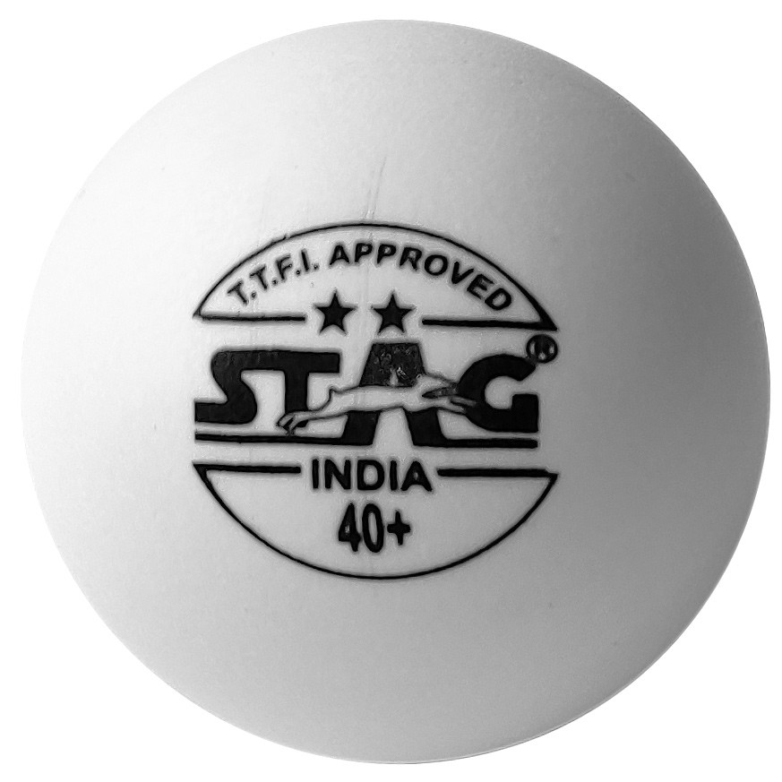 Кульки для настільного тенісу Stag Two Star White Ball 3 шт.