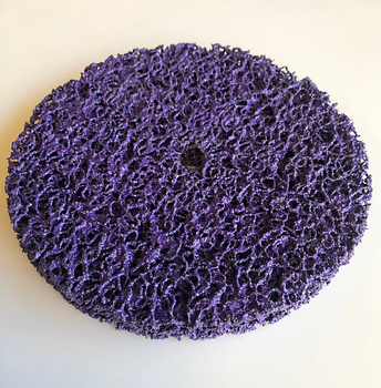 Круг шліфувальний пористий торцевий фіолетовий VULKAN 150х13х12 мм PRW15012A purple, фото 2