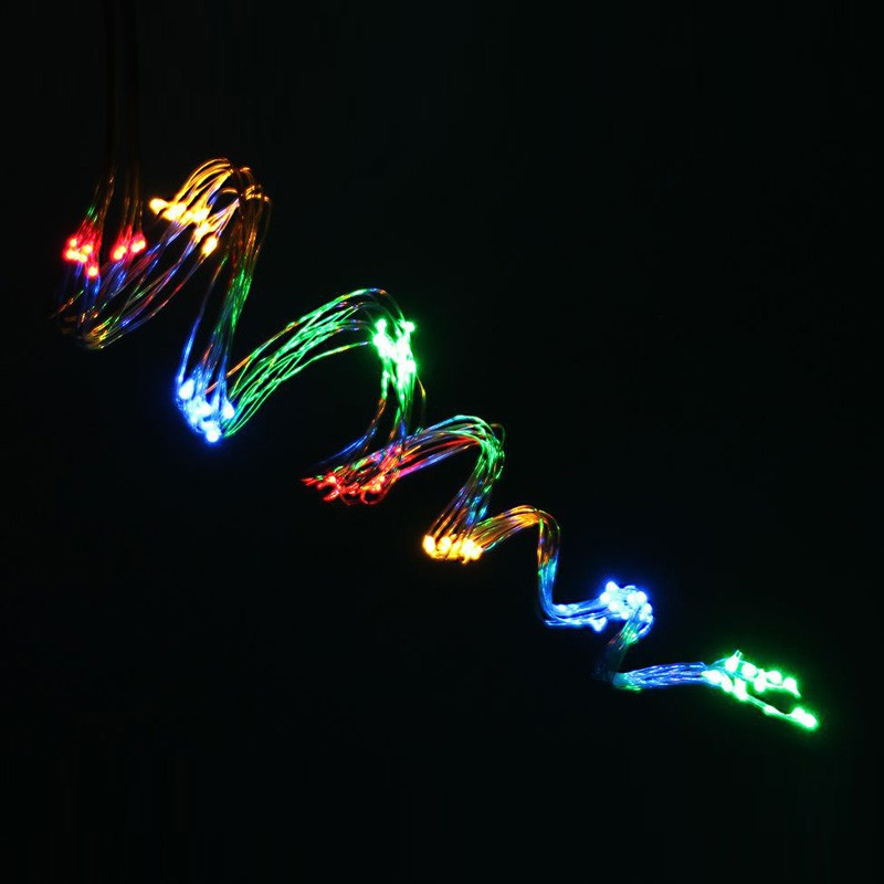 Гірлянда кінський хвіст Мультиколір RGBY 300Led 3 м, світлодіодна гірлянда на ялинку | гірлянда крапля роси (ST), фото 1