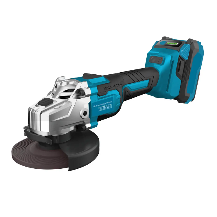 Акумуляторна болгарка Kraissmann 1252 AWS-BL 20UL (З регулюванням обертів), фото 1