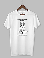 Футболка з оригінальним принтом  "не дивлячись на весь ПИ*ДЕЦЬ я сьогодні молодець", фото 2