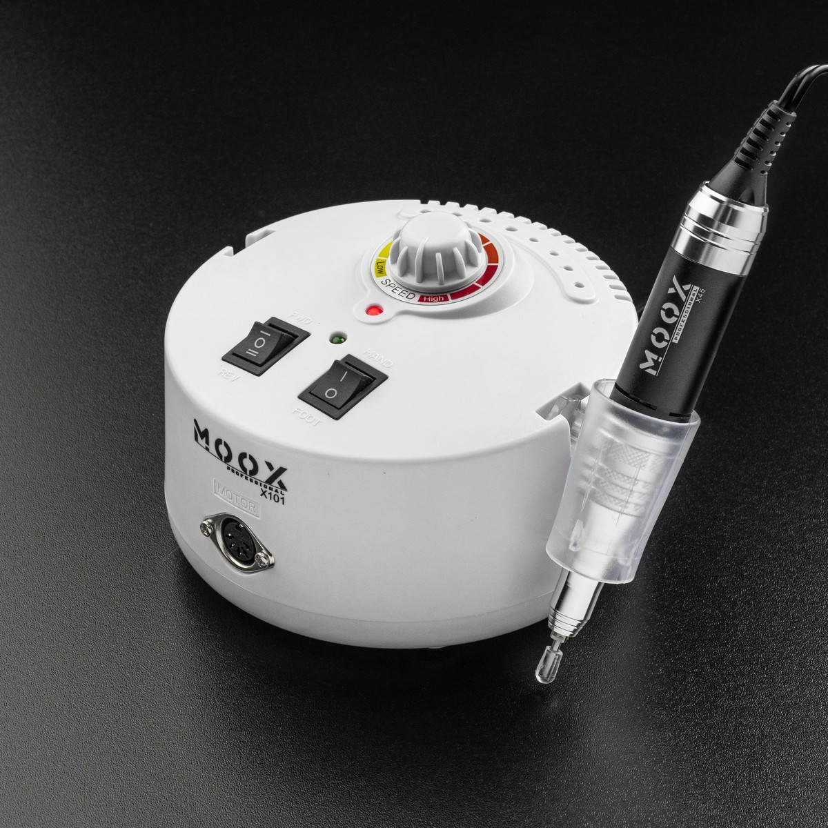 Фрезер для манікюру і педикюру MOOX X101 50 000 об / хв 70w Білий, фото 1