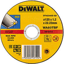 Круг відрізний DeWALT DT42340Z