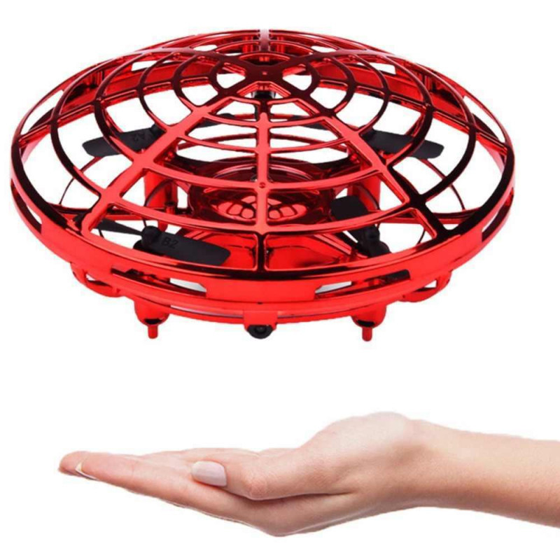 Детский дрон мини квадрокоптер UFO Hand pro LED Y1102, нтерактивный индукционный - фото 2 - id-p1980213958