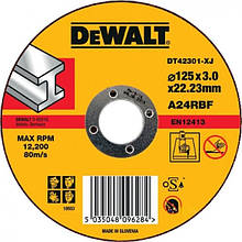 Круг відрізний DeWALT по металу, 125х3.0х22.2мм