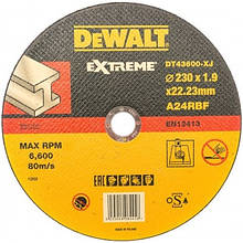 Круг відрізний по металу 230x22.2х1.9мм DeWALT DT43600