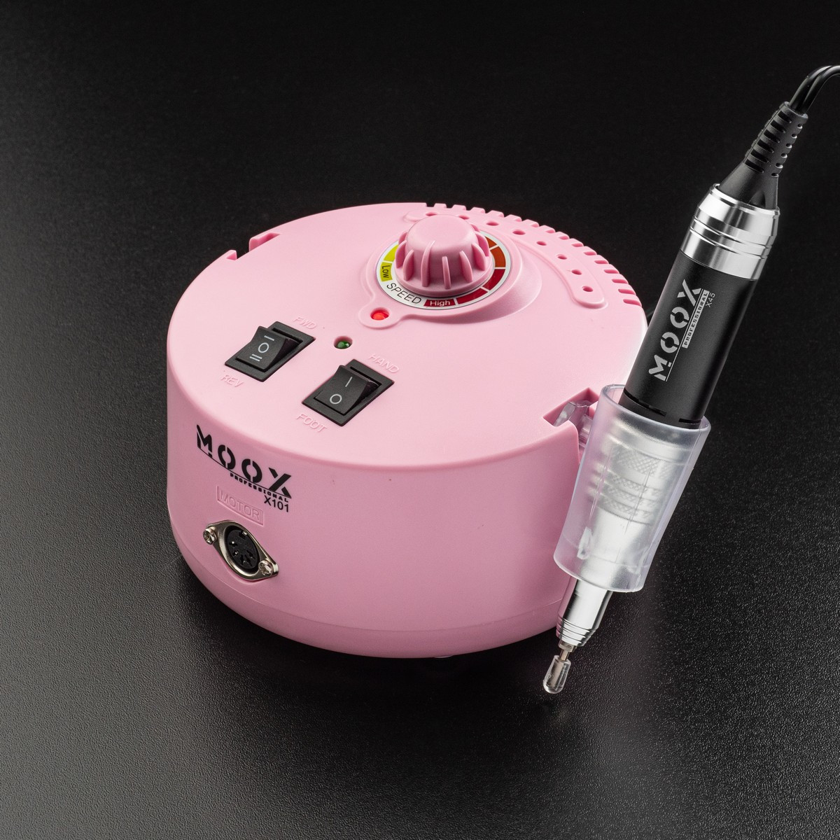 Фрезер для манікюру і педикюру MOOX X101 50 000 об / хв 70w Рожевий, фото 1