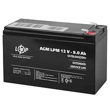 Акумулятор LogicPower LPM AGM 12 В 9 Аг 3866