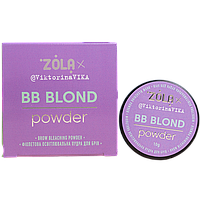 Zola & Viktorina Vika Пудра осветляющая фиолетовая для бровей / BB Powder 10 g / Alla Zayats