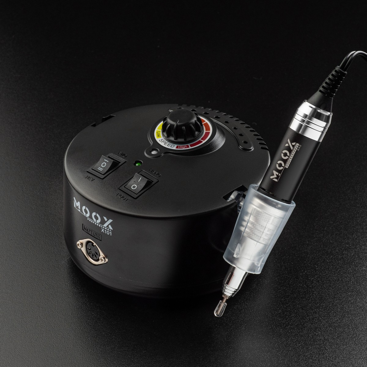 Фрезер для манікюру та педикюру MOOX X101 50 000 об/хв 70W Чорний, фото 1
