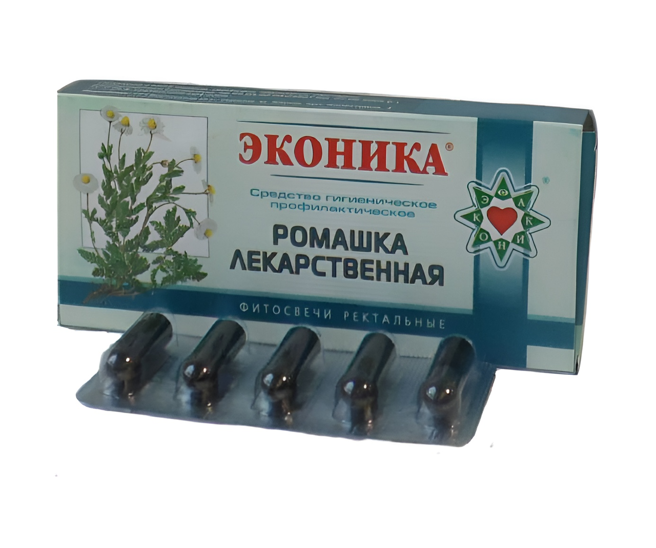 Свічки Еконіка Ромашка 10 шт.