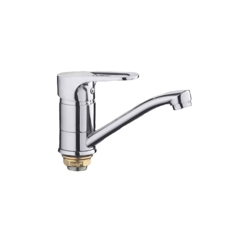 F45702-B кухня/розумівальник одноваг. корот. гусак гайка Ø40 (хром) Inash10ult, фото 1