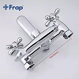 F3024 ванна двовент. кор. поворот. вилив лат. корпус (хром) Insion10/1ult, фото 4