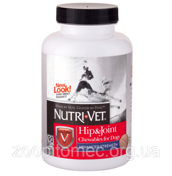 Nutri-Vet Зв'язки і Суглоби 3 рівень Адвансид (Advanced) глюкозамін хондроїтин для собак