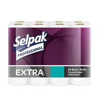 Туалетний папір Selpak Professional Extra двошаровий 22.3 м 24 рулони (8690530783621)