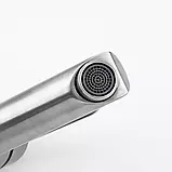 F10801 умивальник одноваж. з нерж.сталі гайка Ø35 (сатин) {10/1}, фото 3