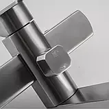 F32805 ванна одноваж. корот.гусак корпус з нерж.сталі Ø35 (сатин) {10/1}, фото 2