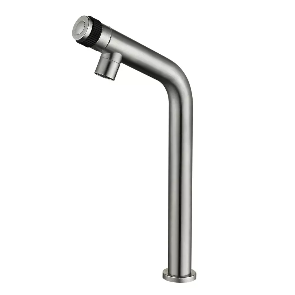 SOL14-12 МОНОкран вис. лит. вилив неірж.сталь гайка (сатин) Inash10ult, фото 1