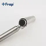 F44899 кухня одноваж. Г-обр. гусак поворот. вилив корпус з нерж. сталі гайка Ø35 {10/1}, фото 5