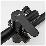 F22801-6 ванна одноваж.довг.гусак корпус з нерж. сталі Ø35 (чорний) {8/1}, фото 6