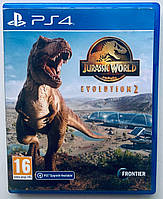 Jurassic World Evolution 2, Б/У, русская версия - диск для PlayStation 4