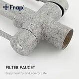 Змішувач для кухні під фільтр Frap F4352-22, фото 7
